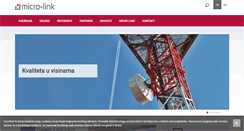 Desktop Screenshot of microlink.hr